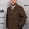 Brown Peacoat for Men