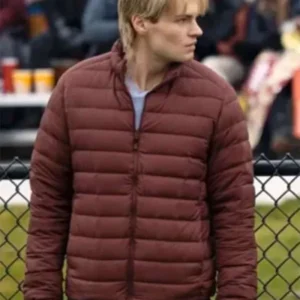 Brown Puffer Jacket for Men