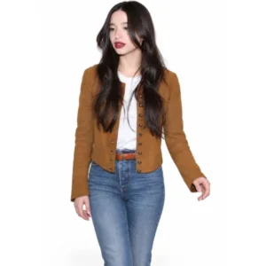 Brown Suede Leather Jacket