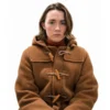 Brown Wool Duffle Coat