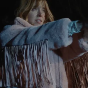 Buy Americana 2025 Sydney Sweeney Pink Fringe Jacket