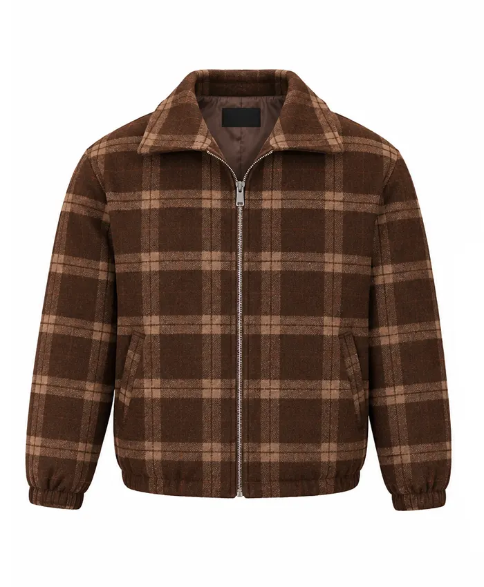 Buy Antonio Cipriano Nespresso Plaid Harrington Jacket