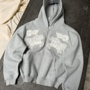 Buy Cavalry Heather Grey ZipUP Hoodie