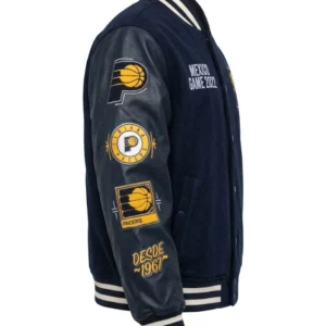 Buy Chamarra NBA Mexico City Game 2026 Navy Varsity Jacket
