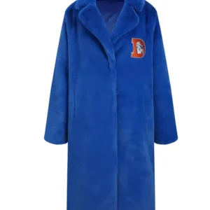 Buy Denver Broncos FABGATING by Cuce Royal Blue Fur Coat