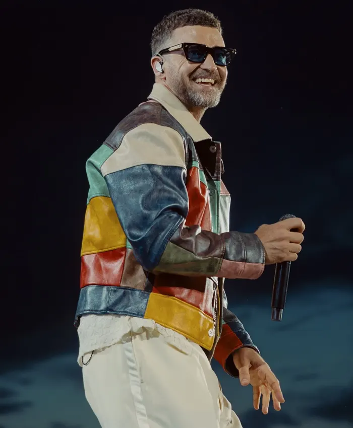 Buy Justin Timberlake Romania Lollapalooza Paris Leather Jacket