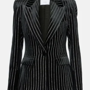 Buy Kelsea Ballerini Black Pinstripe Blazer