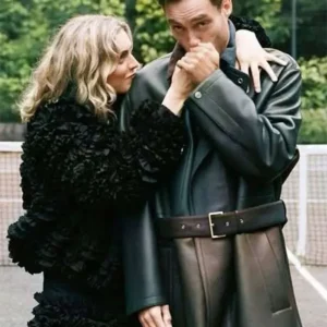 Buy Rivals S02 Rupert Campbell Black Leather Trench Coat
