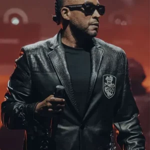 Buy The Last King World Tour 2026 Don Omar Black Leather Coat