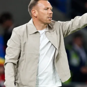 Buy Wales Craig Bellamy Beige Jacket