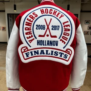 Buy Yearners Hockey League Chenille Varsity Jacket
