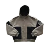 Canvas Clasp Bomber Jacket
