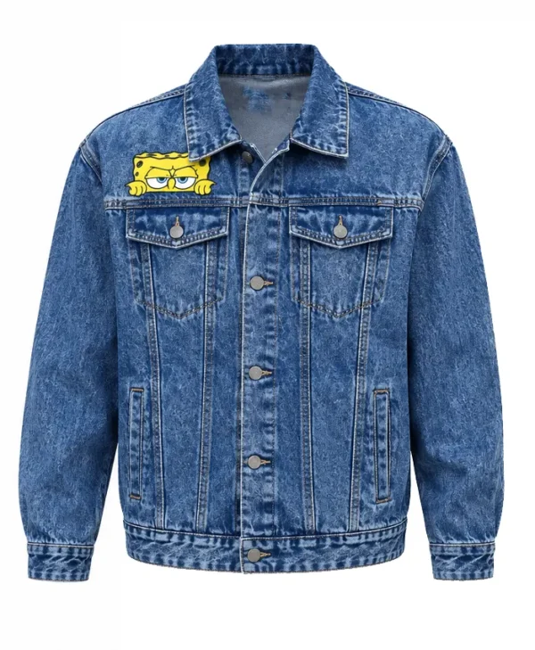Cartoon Inspired Trucker Jacket