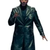 Celebrity Inspired Black Leather Coat