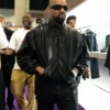 Celebrity Inspired Black Leather Jacket