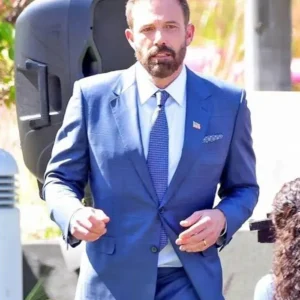 Celebrity Style Blue Suit