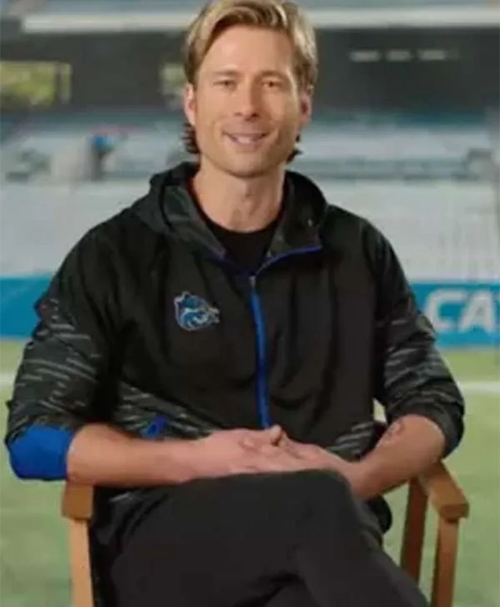 Chad Powers S02 Russ Holliday Black Track Jacket