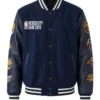 Chamarra NBA Mexico City Game 2026 Navy Varsity Jacket