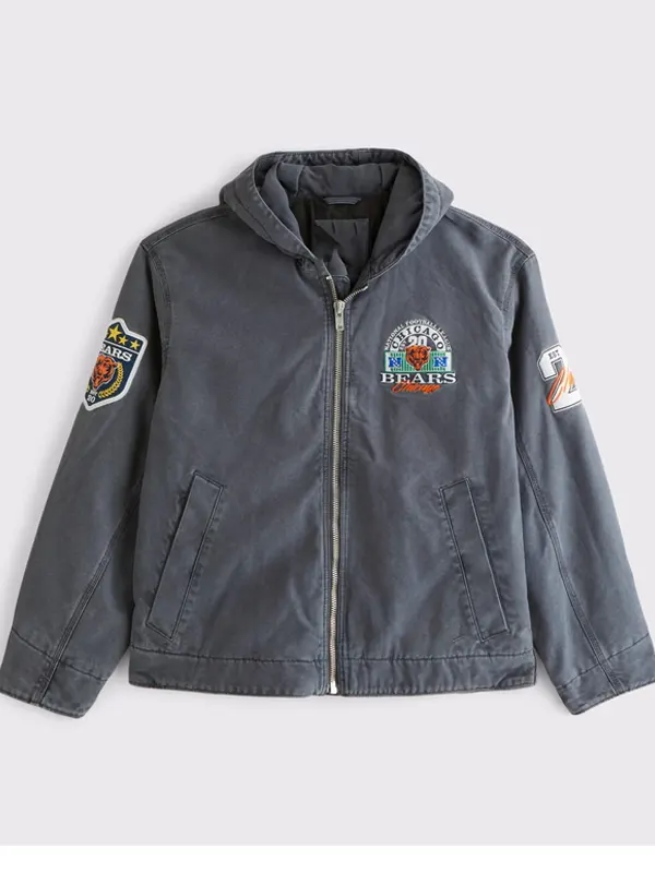 Chicago Bears Hooded Bomber Jacket