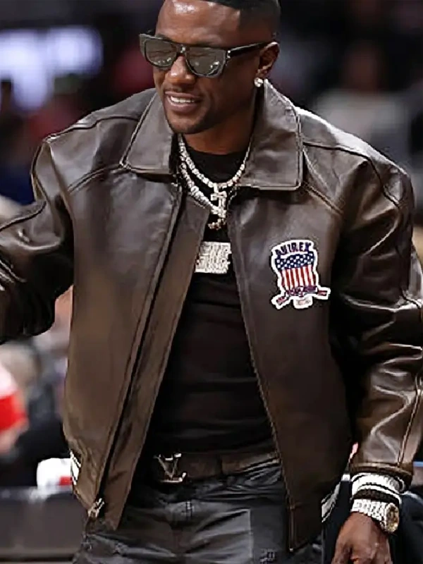 Chicago Bulls v Atlanta Hawks Leather Jacket