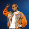 Chris Brown R&B Tour Orange Jacket
