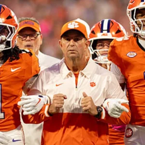 Dabo Swinney 2026 Clemson Tigers Half-Zip Jacket