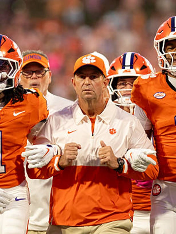 Dabo Swinney 2026 Clemson Tigers Half-Zip Jacket