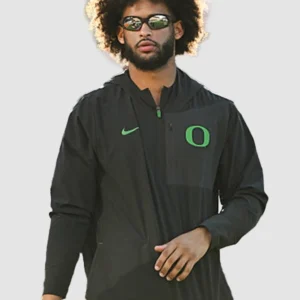 Dante Moore 2026 Oregon Ducks Sideline Anorak Jacket