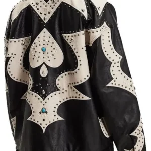 Delilah Studded Leather Jacket