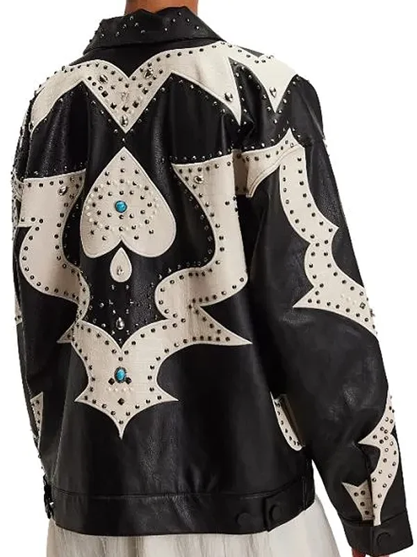 Delilah Studded Leather Jacket