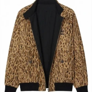 Designer Leopard Print Jacket