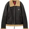Distressed Black Winter Jacket