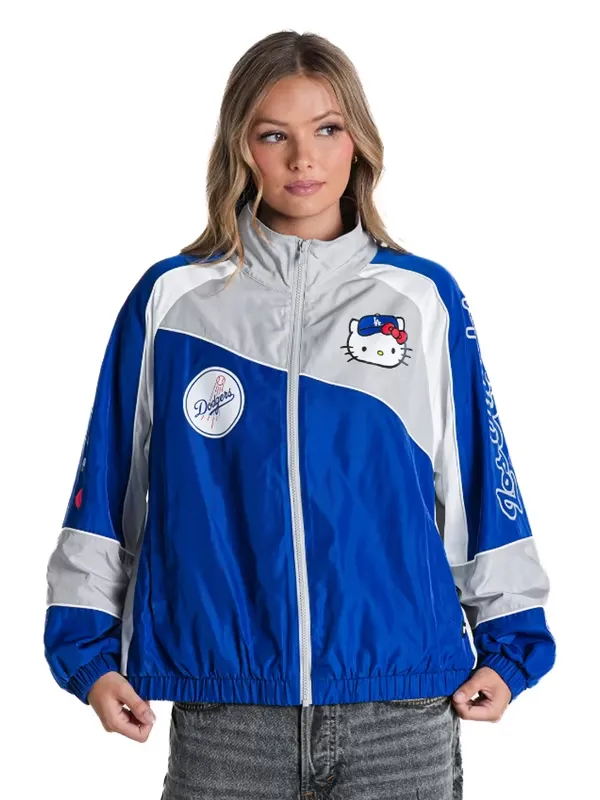 Dodgers The Wild Collective Hello Kitty Track Jacket