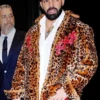 Drake Custom Cheetah-Print Chrome Hearts Faux Fur Jacket