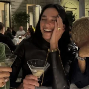 Dua Lipa Gucci by Tom Ford Leather Jacket