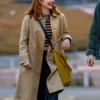 Emma Onwards and Sideways Beige Coat