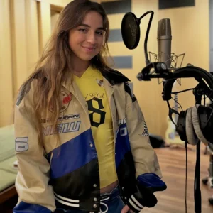 Énola Bédard Paris Studio Racing Varsity Jacket