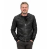 Eric Dane Black Leather Jacket