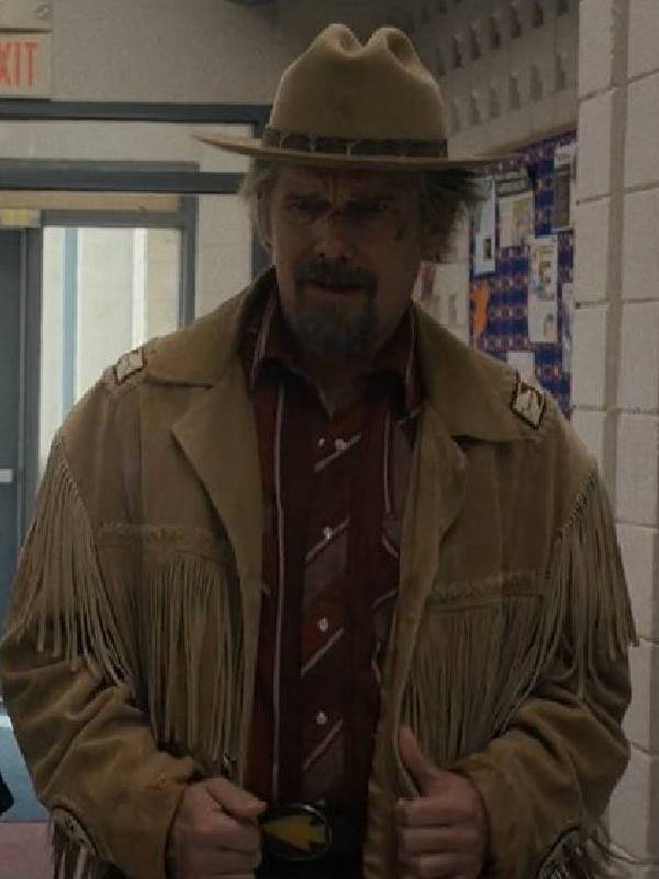 Ethan Hawke Brown Fringe Jacket