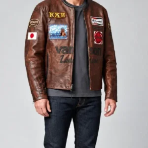 FAF Brown Leather Jacket