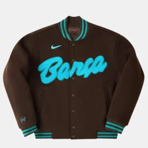 FC Barcelona Golf Wang Letterman Varsity Jacket