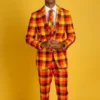 Fall Plaid Suit for Men