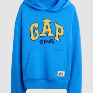 Gap x The Simpsons blue Hoodie