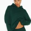 Garage green Hoodie With Logo On Back