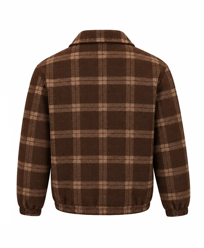 Get Antonio Cipriano Nespresso Plaid Harrington Jacket