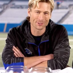 Get Chad Powers S02 Russ Holliday Black Track Jacket