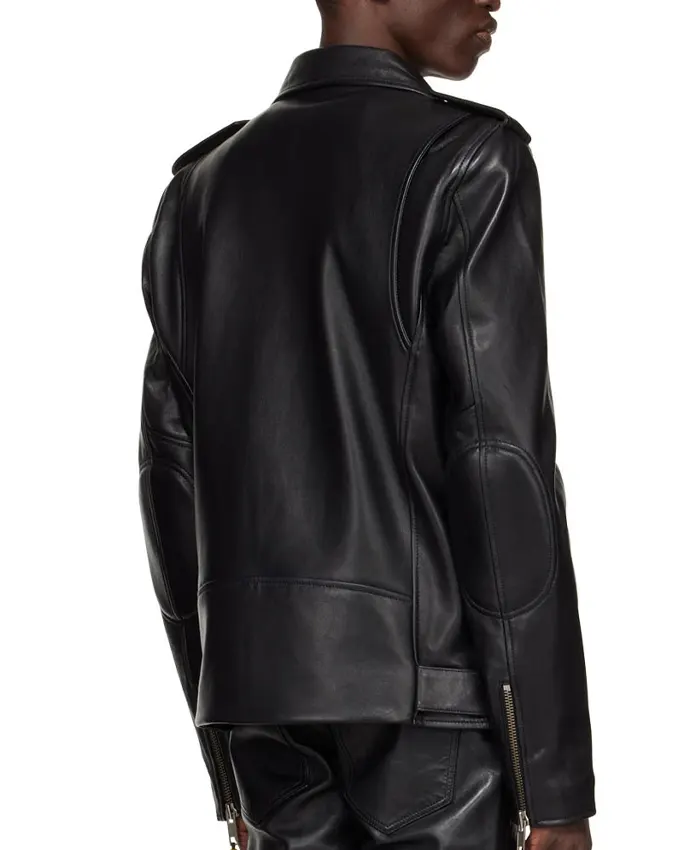 Get Deebo Samuel Sr Pregame Black Leather Jacket