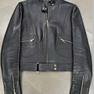 Get Dua Lipa Gucci by Tom Ford Leather Jacket