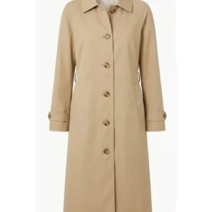 Get Emma Onwards and Sideways Beige Coat