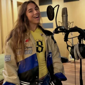 Get Énola Bédard Paris Studio Racing Varsity Jacket